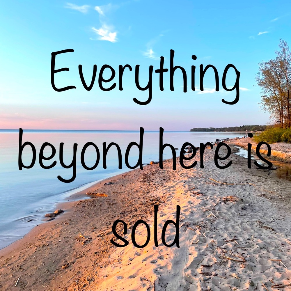 Everything beyond this listing is sold